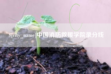 恩施中国消防救援学院录分线
