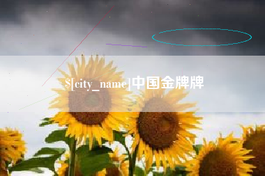 恩施中国金牌牌