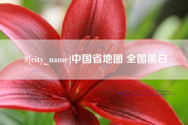 恩施中国省地图 全图黑白