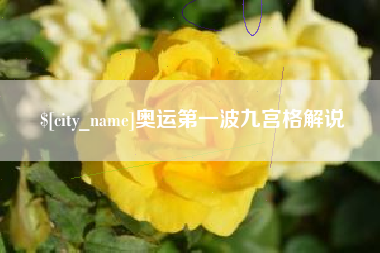 恩施奥运第一波九宫格解说