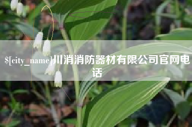 恩施川消消防器材有限公司官网电话