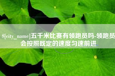 恩施五千米比赛有领跑员吗-领跑员会按照既定的速度匀速前进
