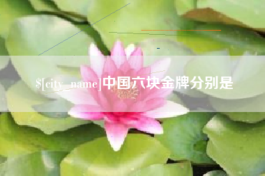恩施中国六块金牌分别是
