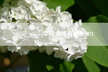 恩施中国金牌有哪些2021